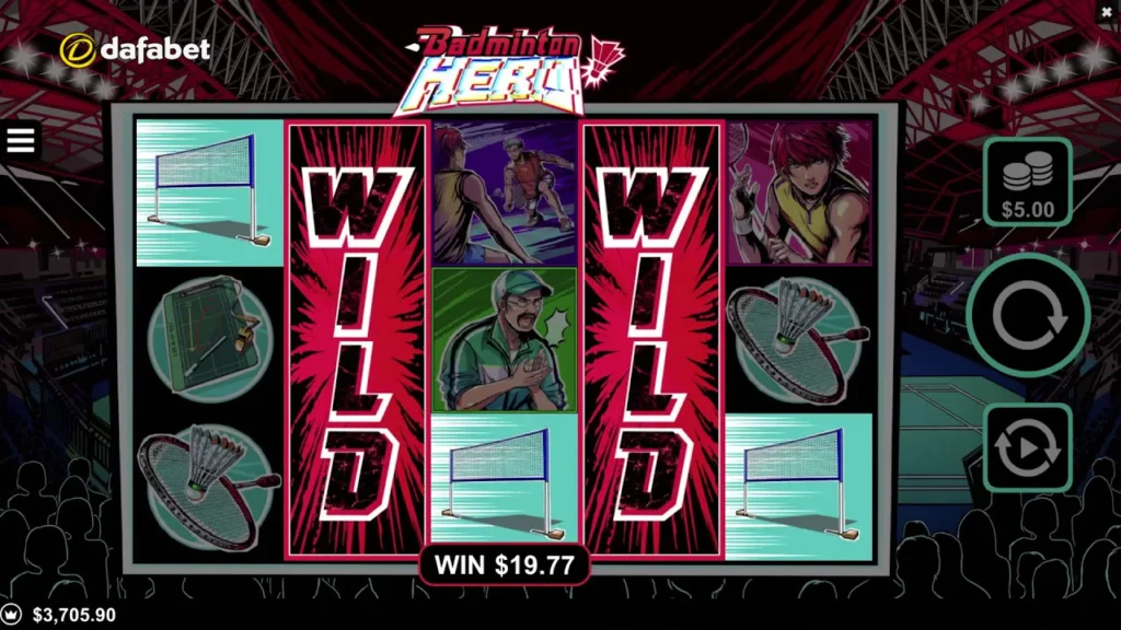 Cách chơi Badminton Hero Slot